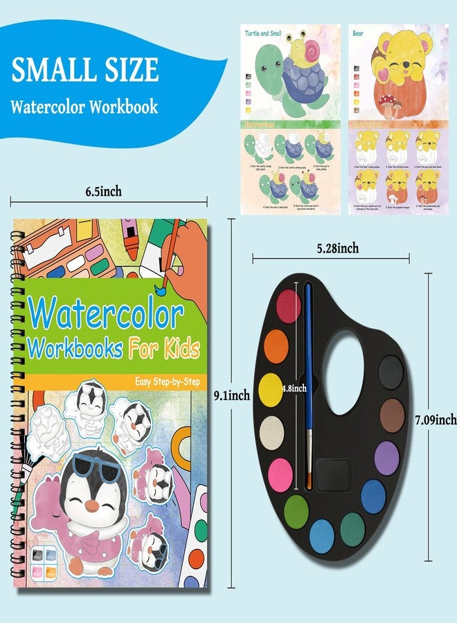 Kalysky Paint with Water Books for Kids Ages 2-4 4-8, Watercolor Coloring Book for Kids, Toddlers Watercolor Painting Book, Water Color Paint Set for Kindergarten Art Craft Drawing Gift - Image 2